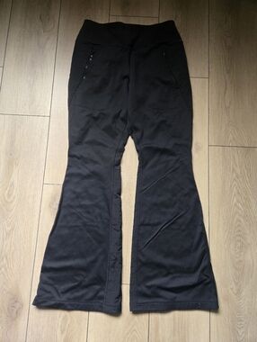ATHLETA PEAK HYBRID FLEECE FLARE PANTS SZ S